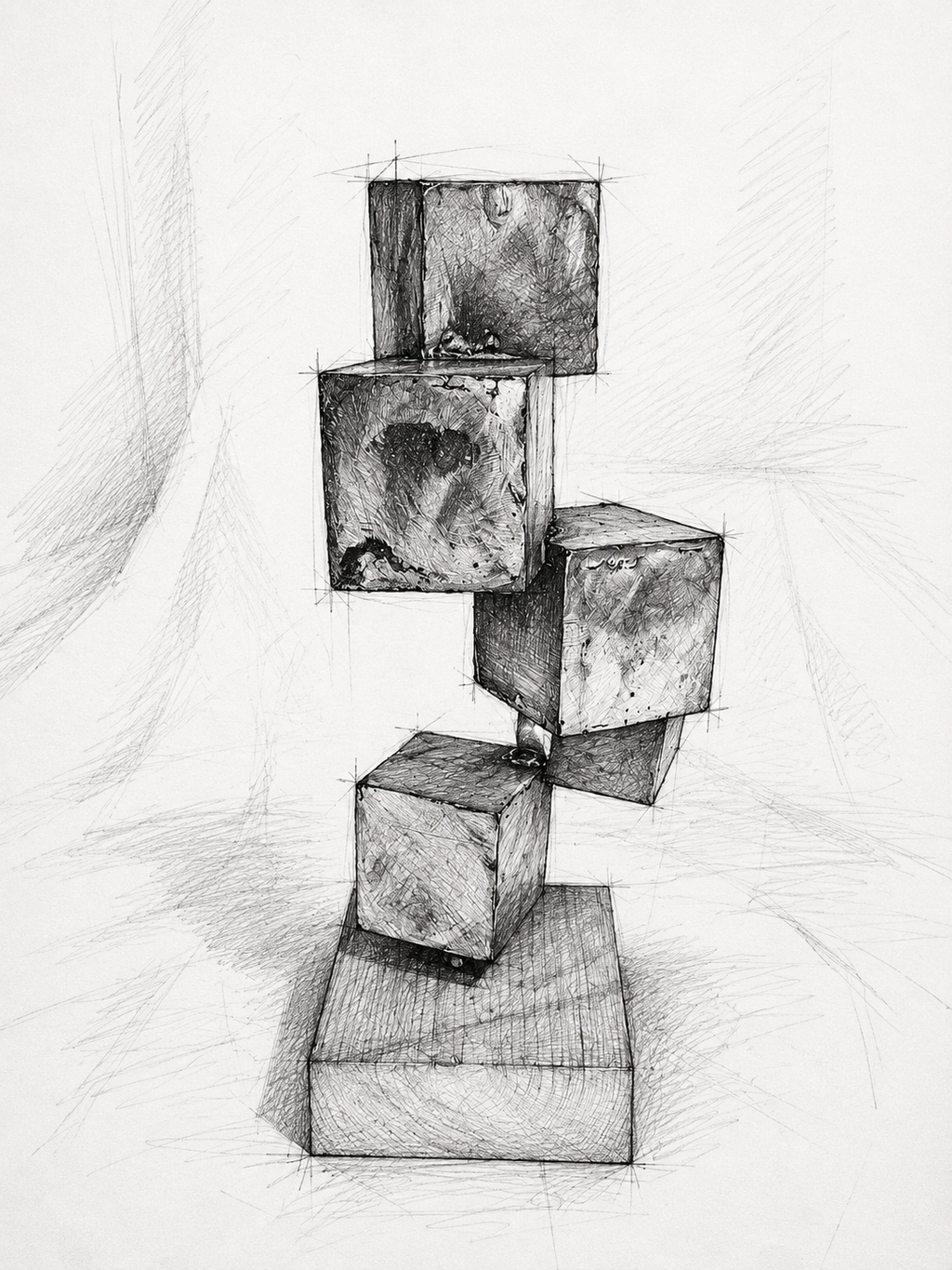 Five Cubes