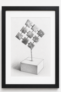 Nine Cube Matrix Print