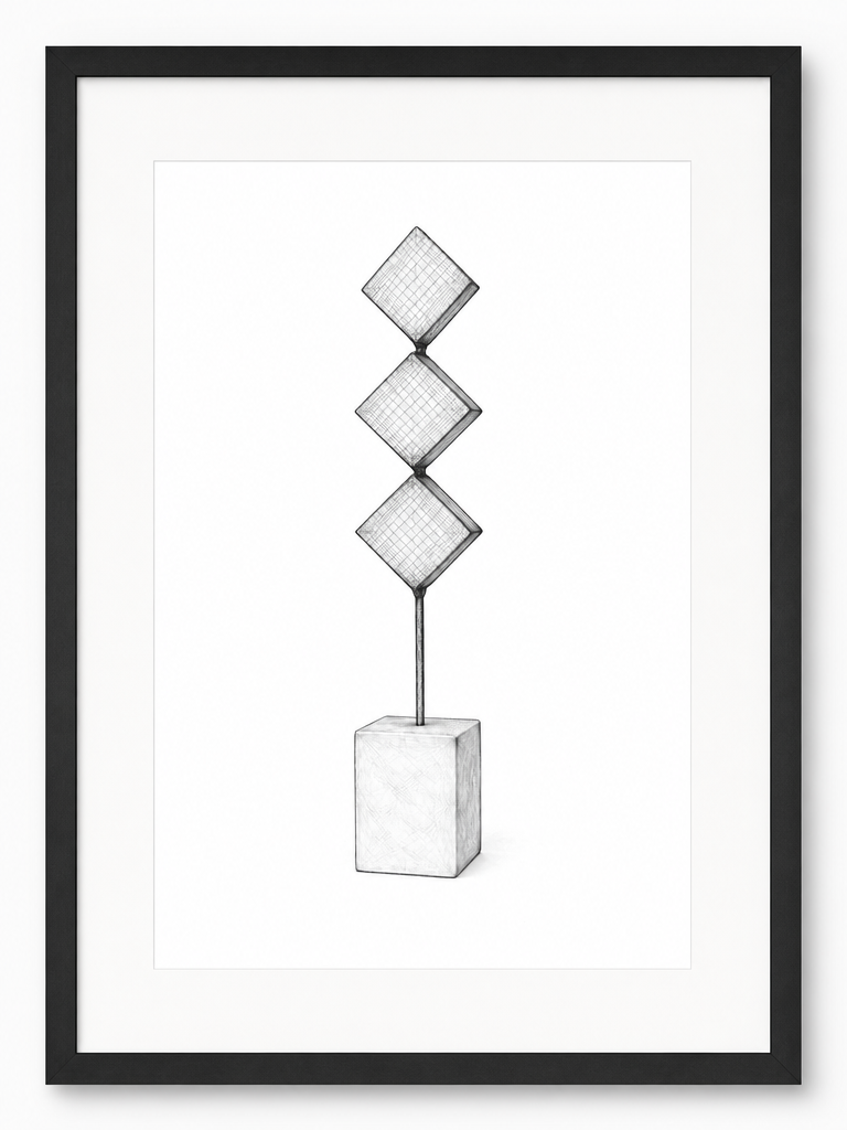 Three Diamonds Print