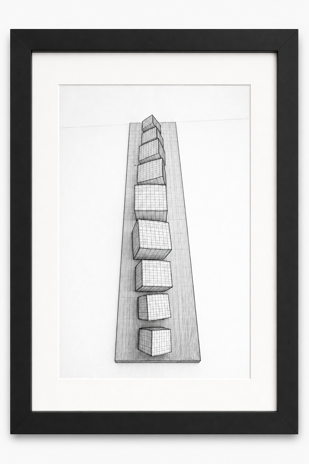 Transitioning Cubes Print