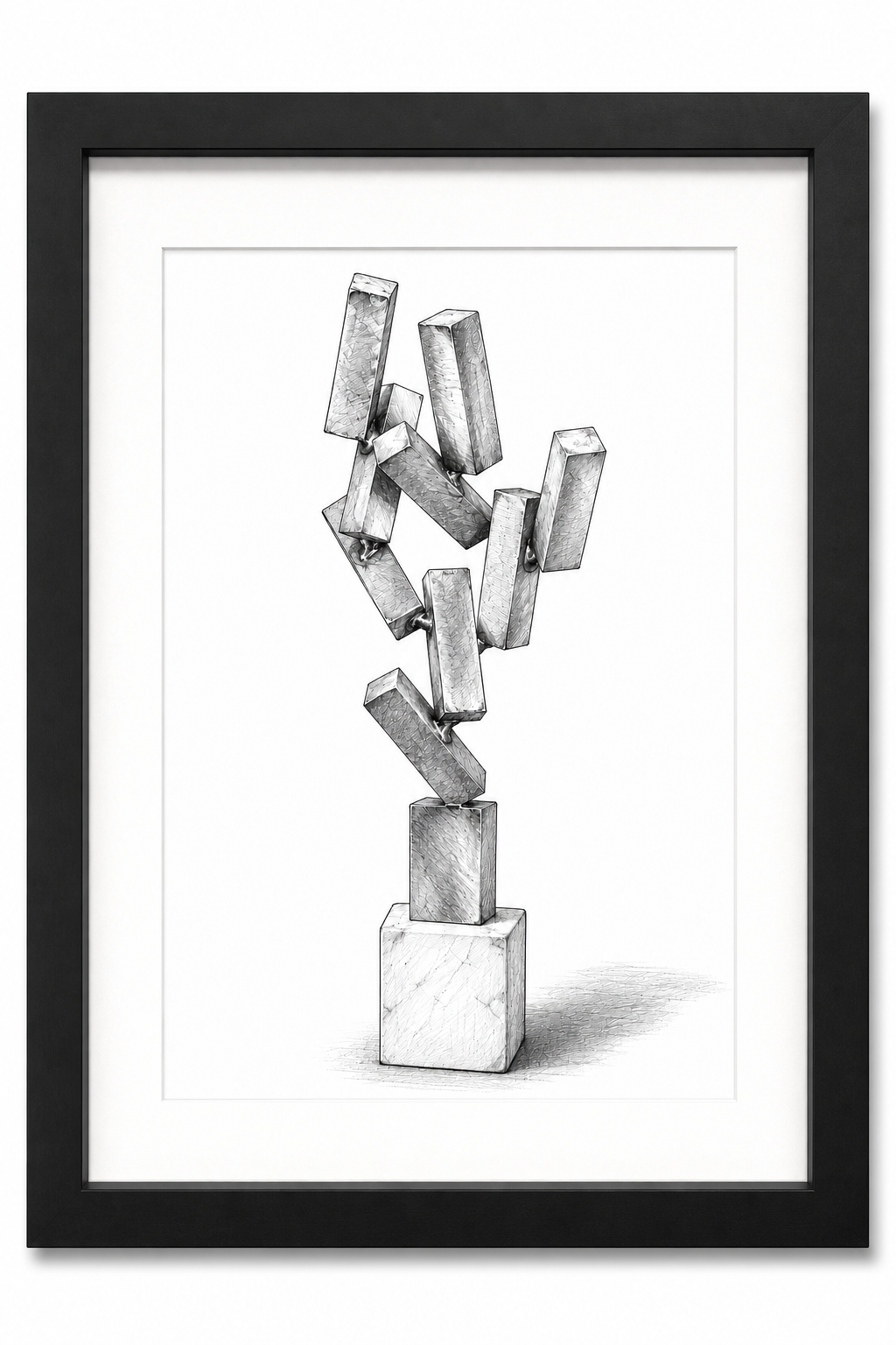 Falling Sticks Print