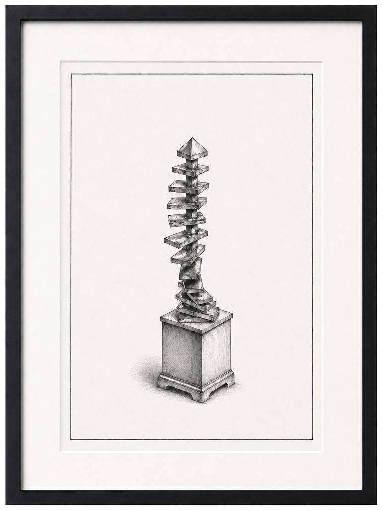 Wafer Spiral Print