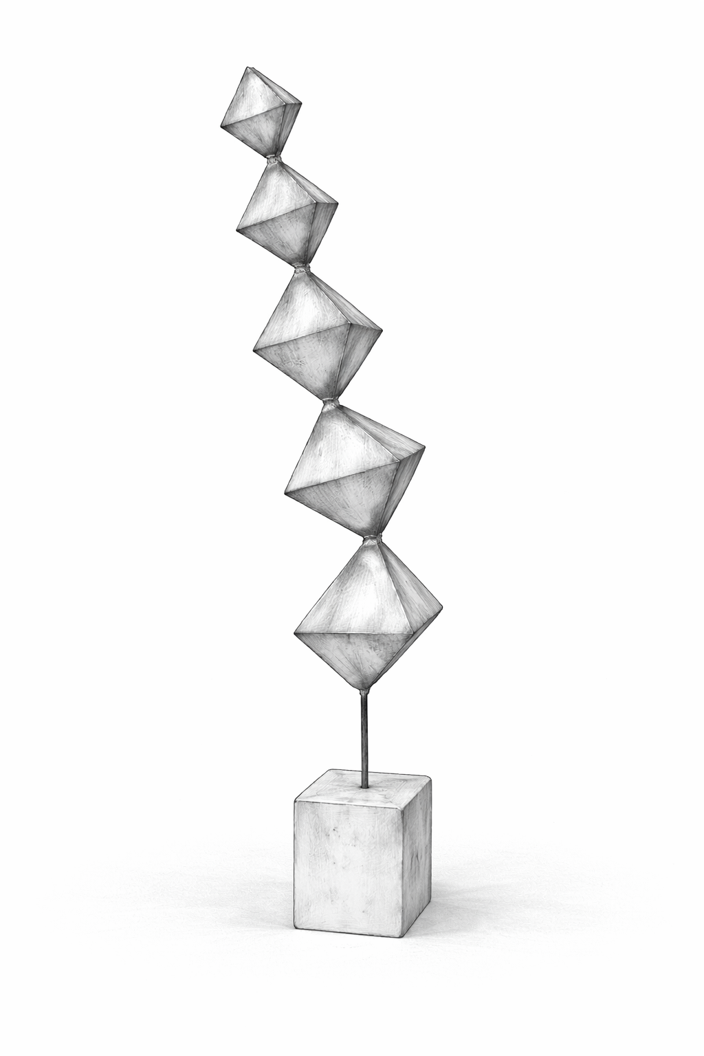 Five Raw Diamonds