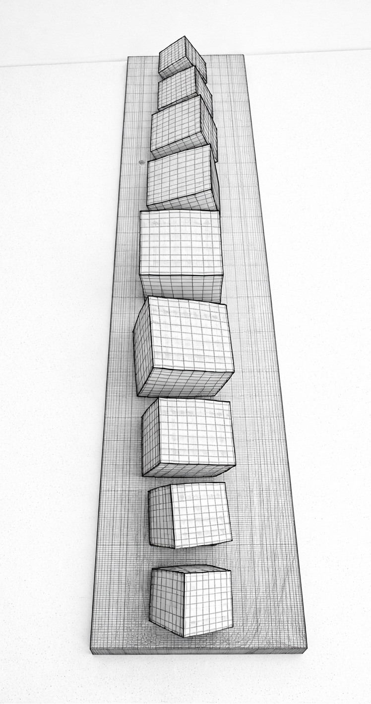 Transitioning Cubes Print