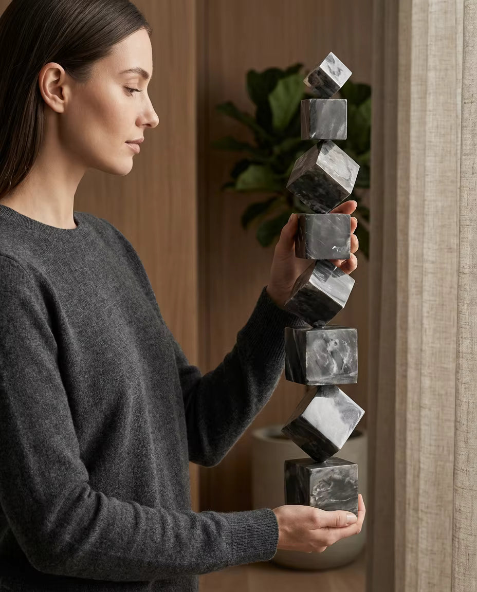 Eight Large Cubes