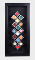 Vertical Coloured Cubes