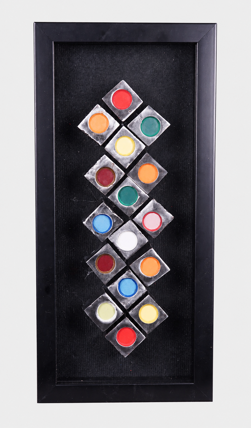 Vertical Coloured Cubes
