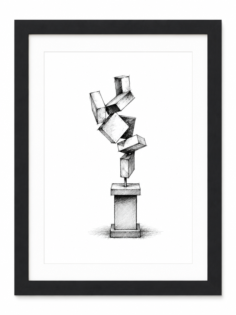 Chunky Wafer Waterfall Print