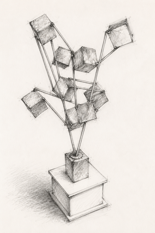 Cube Constellation Print