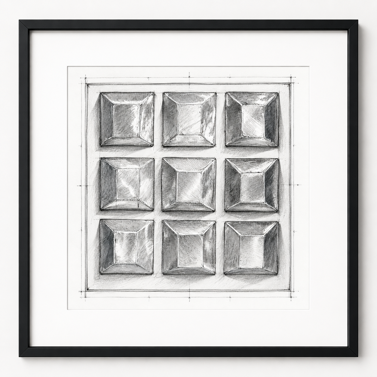 Caramilk Matrix Print