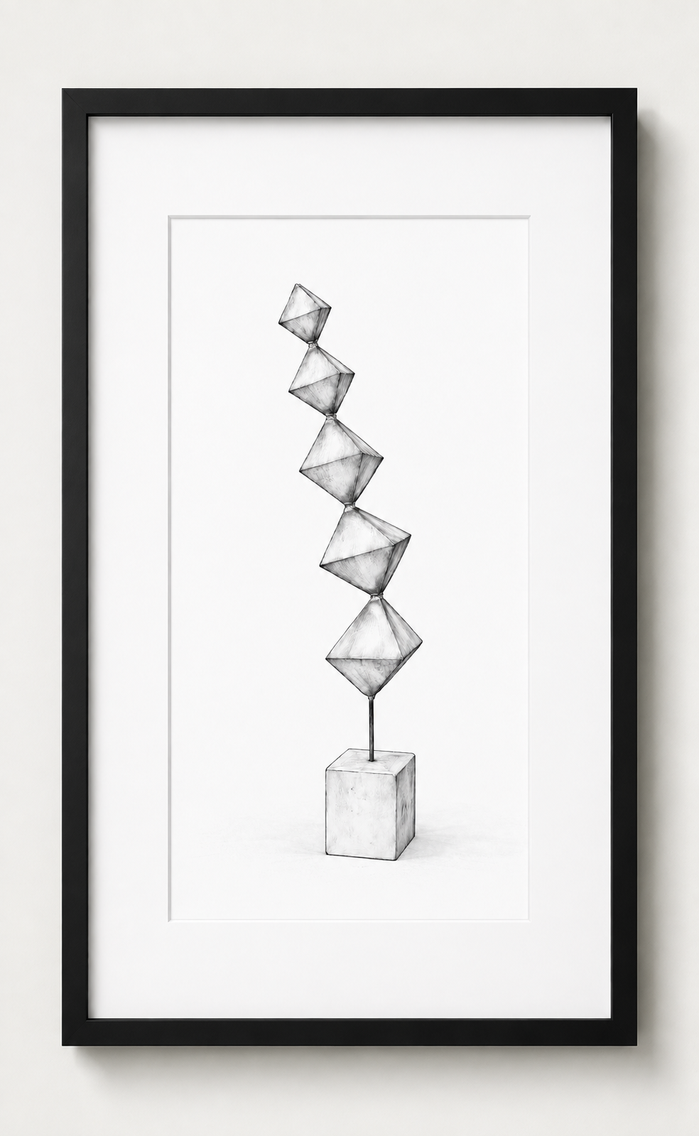 Five Raw Diamonds Print