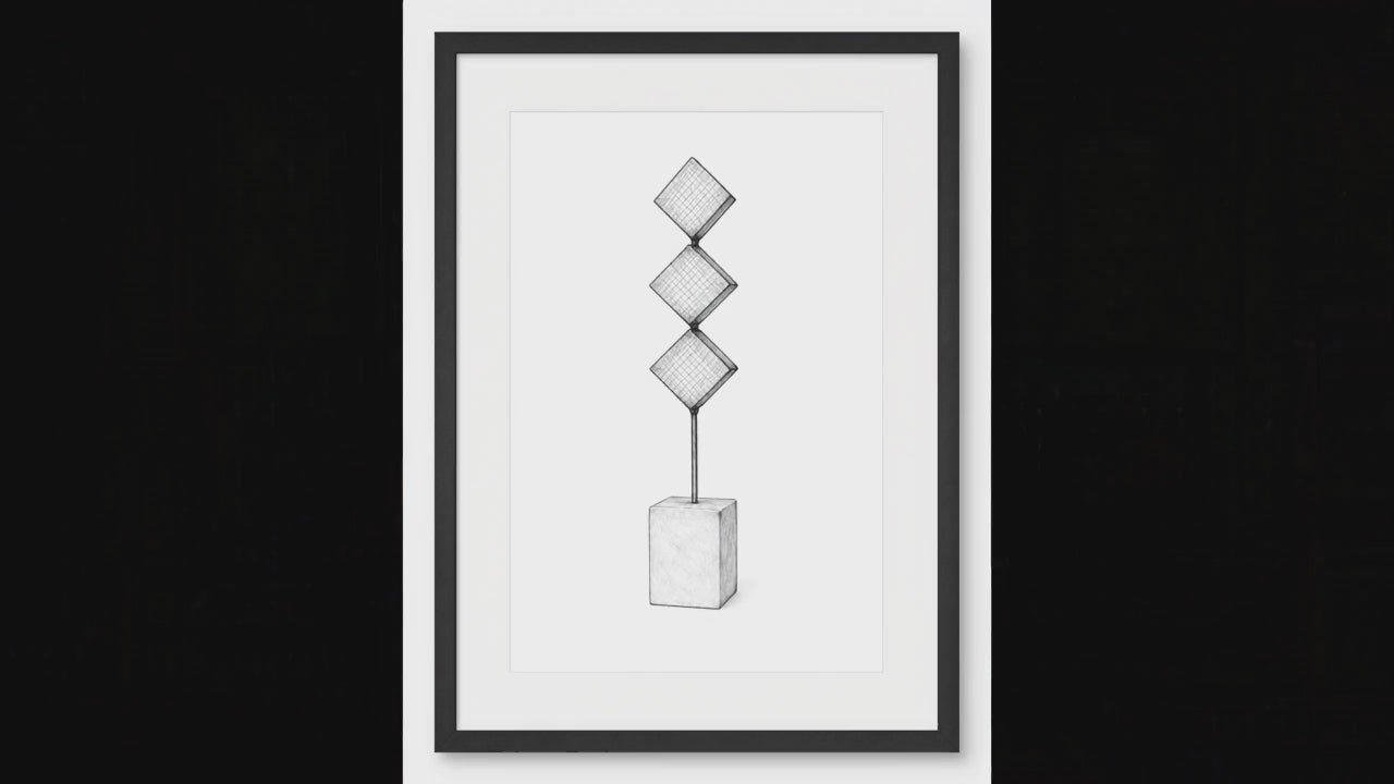 Three Diamonds Print